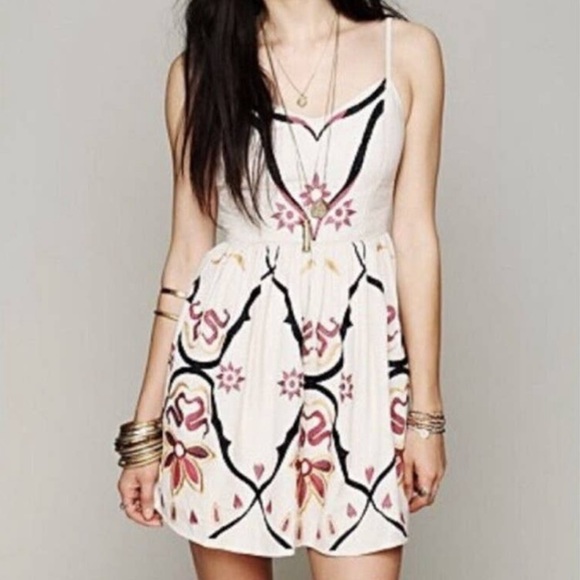 Free People Garden Party Embroidered Mini Dress - Picture 4 of 13